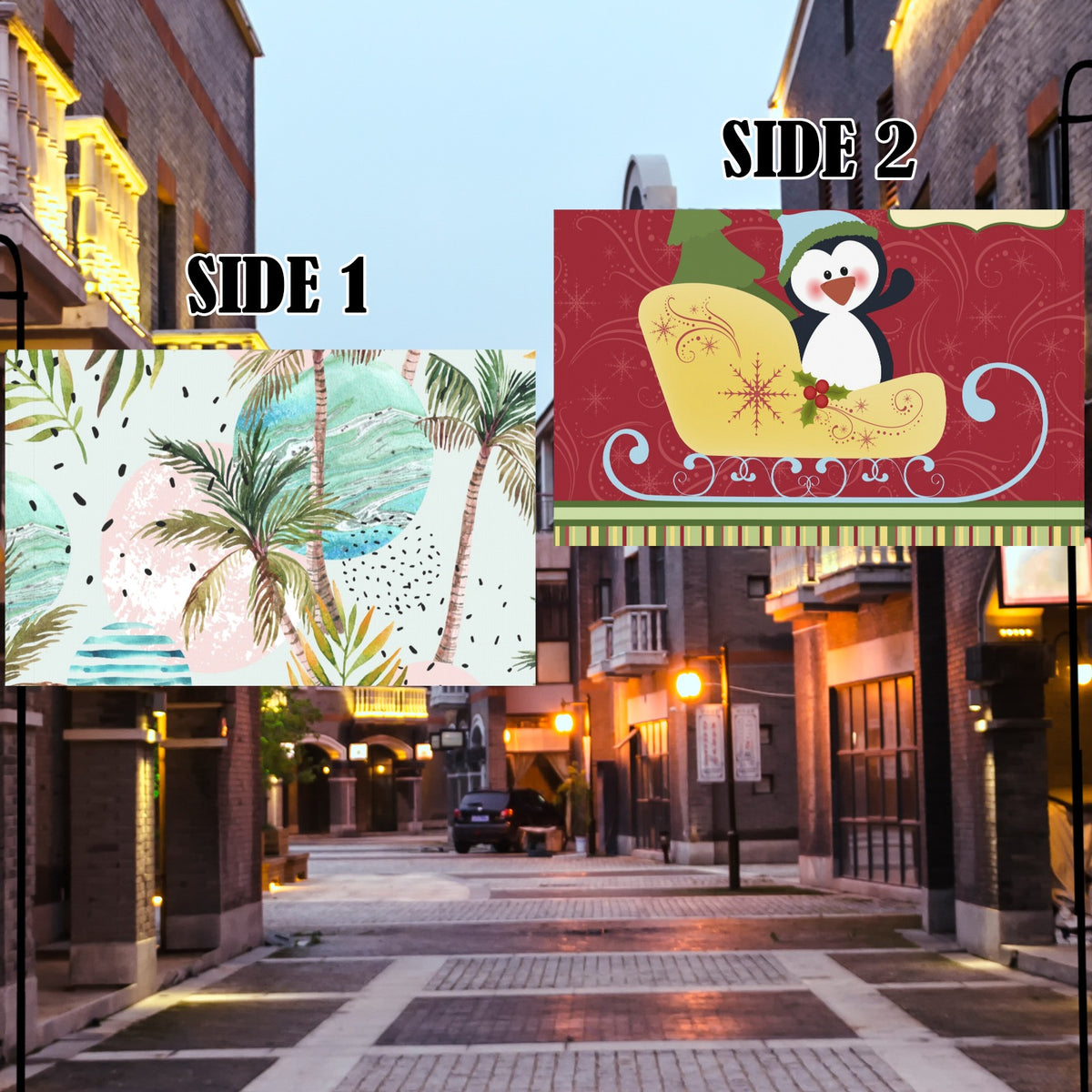 Custom Garden Flag — 60 × 36 in (Two Faces) — supplier reference image