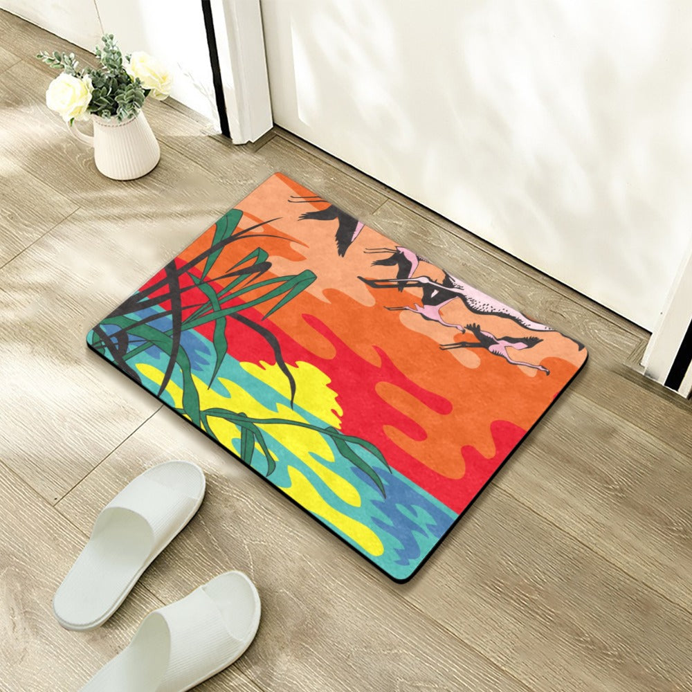 Custom Printed Doormat — 23.6 × 15.7 in — supplier reference image