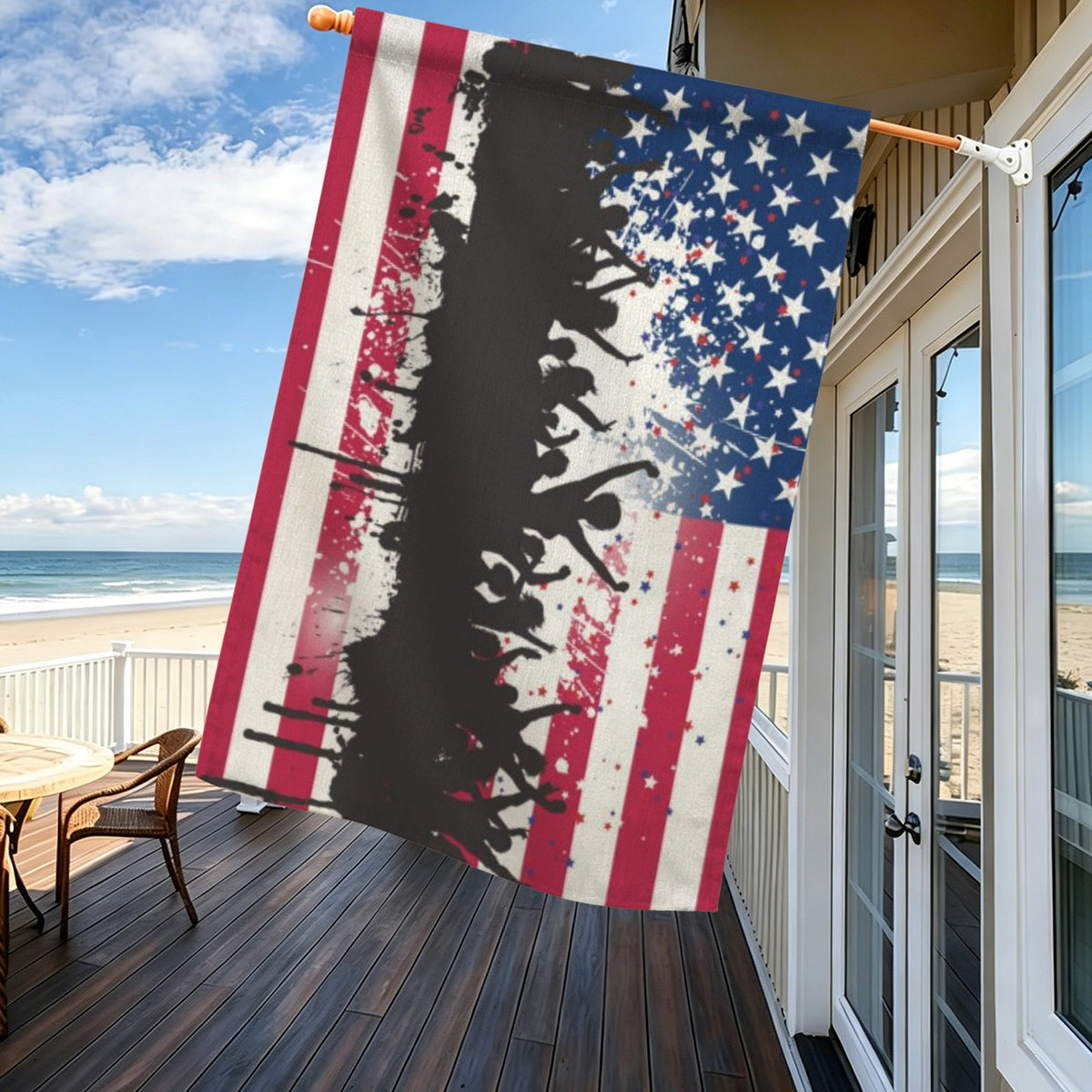 Custom House Flag — 36 × 60 in (Two Faces) — supplier reference image