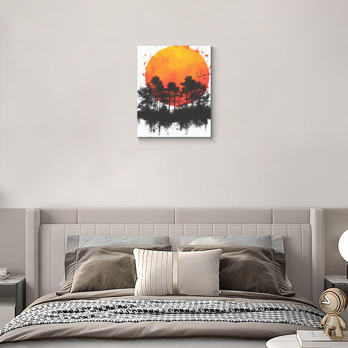 Custom Framed Canvas Print — 8 × 10 in — supplier reference image