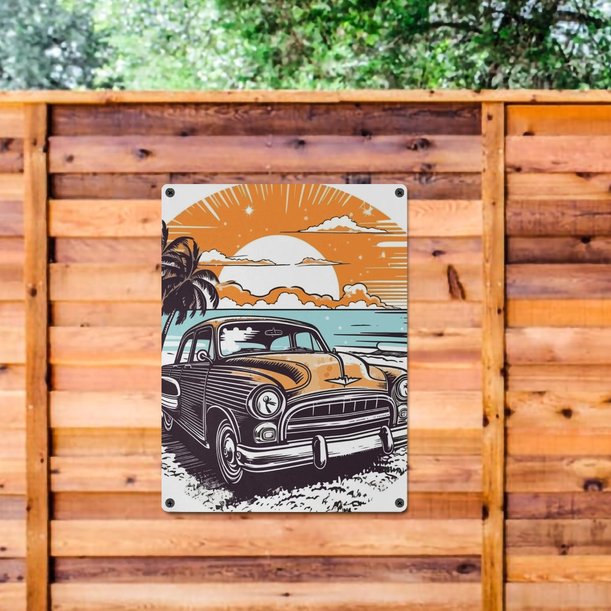 Custom Tin Sign — 12 × 16 in — supplier reference image