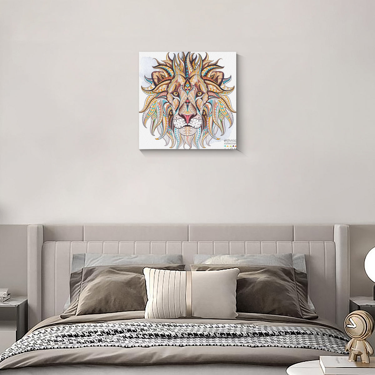 Custom Framed Canvas Print — 16 × 16 in — supplier reference image