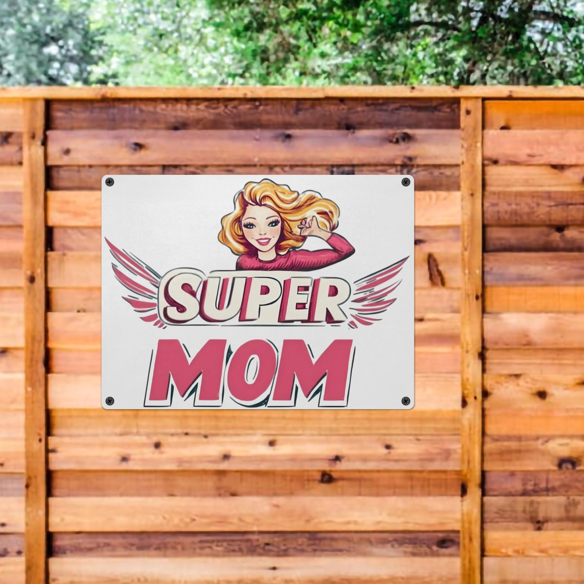 Custom Tin Sign — 16 × 12 in (Foam Packed) — supplier reference image