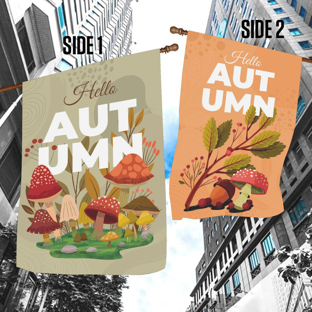 Custom Garden Flag — 12 × 18 in (Two Faces) — supplier reference image
