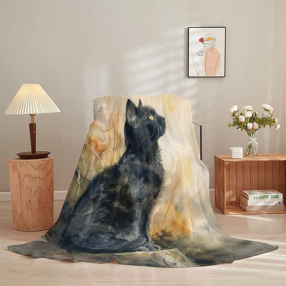 Custom Microfleece Blanket — 54 × 70 in — supplier reference image