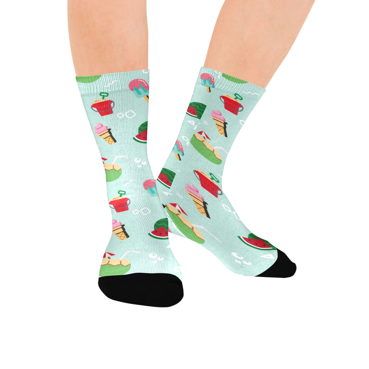 Custom Women's Polyester Socks — supplier reference image