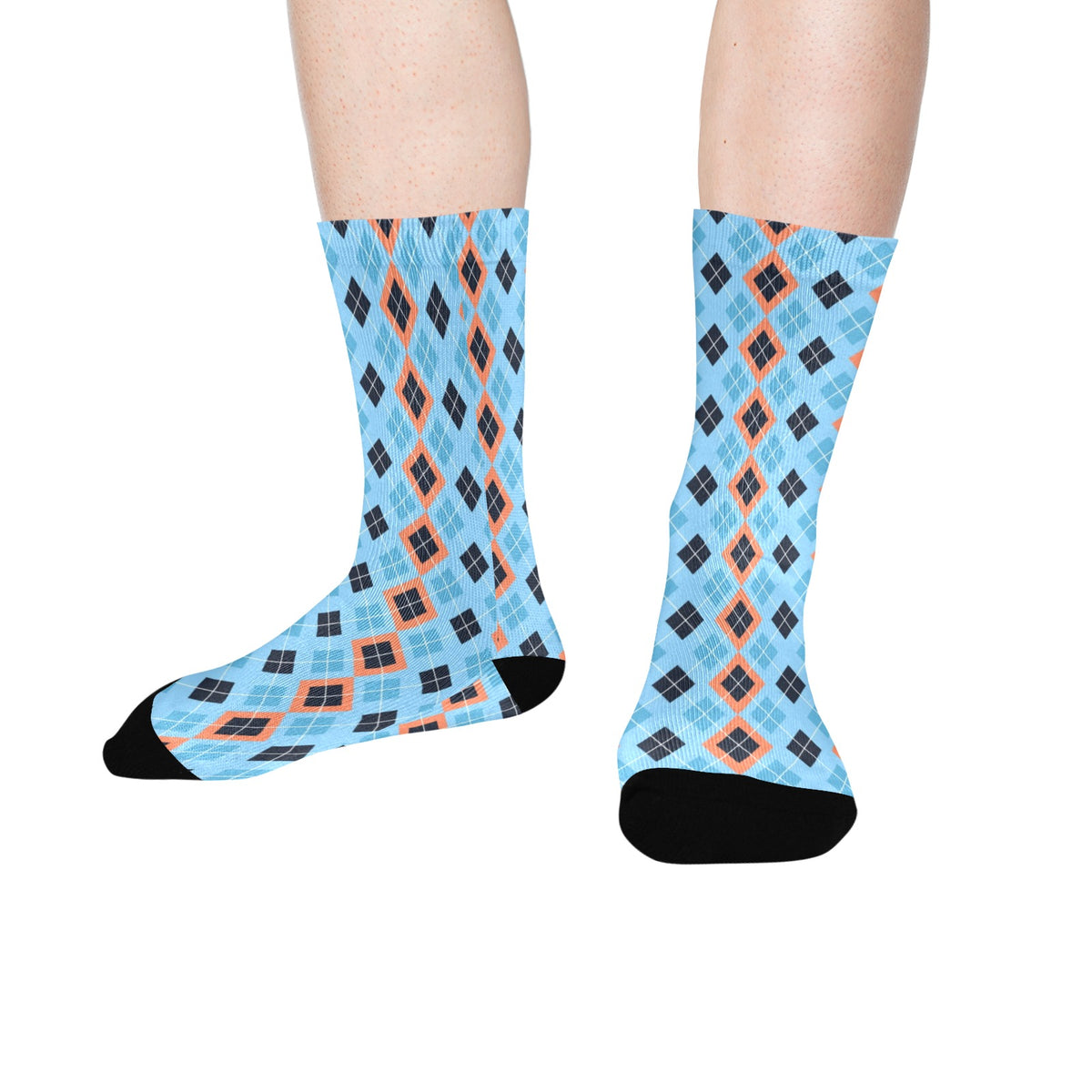 Custom Men's Polyester Socks — supplier reference image
