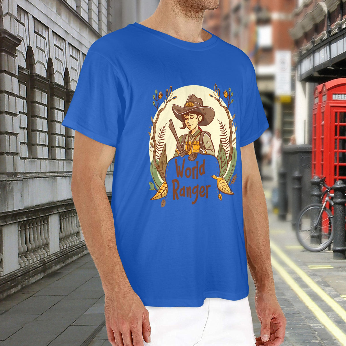 Custom Men's Cotton T-Shirt — Color-Dependent Fabric — supplier reference image