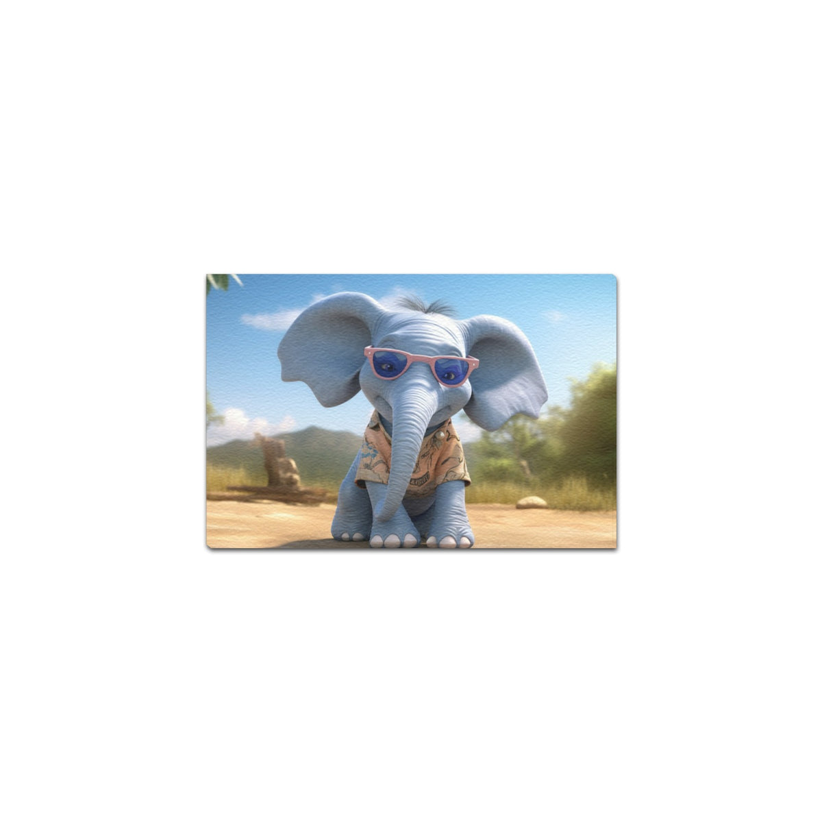 Custom Framed Canvas Print — 12 × 8 in — supplier reference image