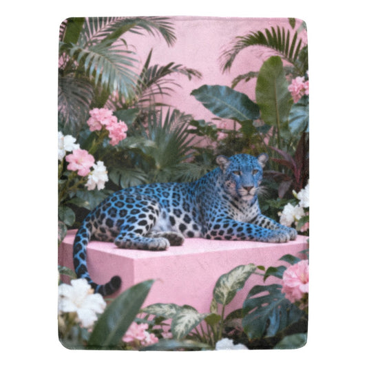Custom Microfleece Blanket — 60 × 80 in — supplier reference image