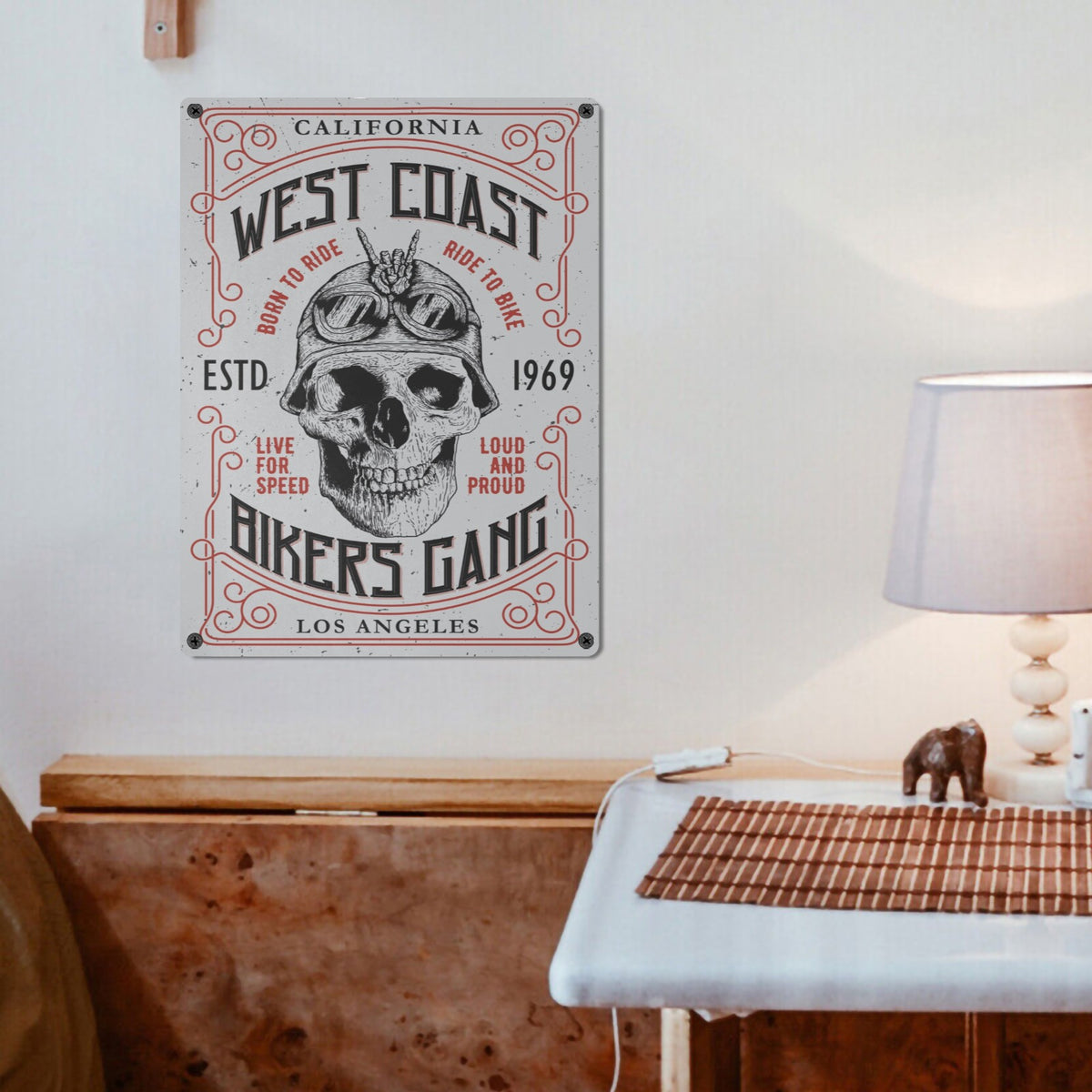 Custom Tin Sign — 12 × 16 in (Set of Two) — supplier reference image
