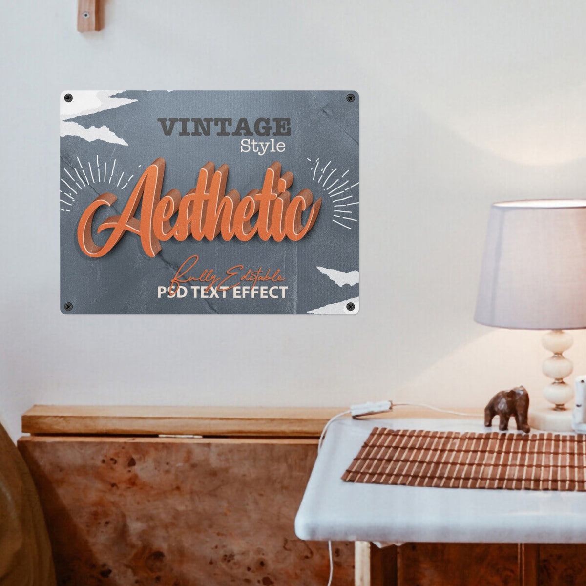 Custom Tin Sign — 16 × 12 in (Set of Two) — supplier reference image
