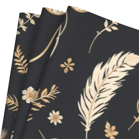 Custom Coated-Paper Gift Wrap — 58 × 22 in (3 Pieces) — supplier reference image