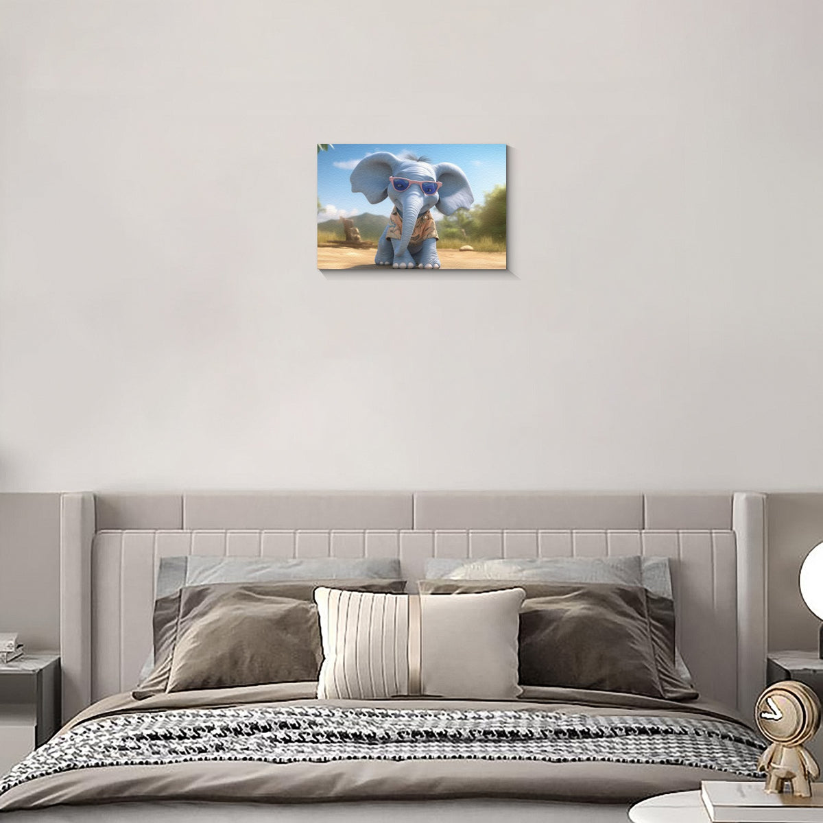 Custom Framed Canvas Print — 12 × 8 in — supplier reference image