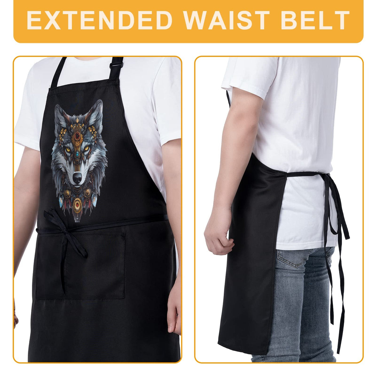 Custom Men's Pocket Apron — supplier reference image