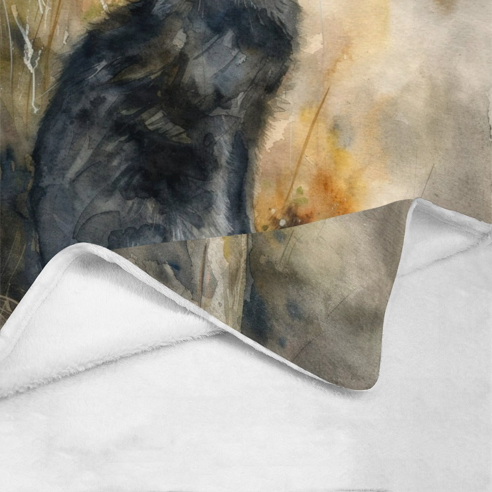 Custom Microfleece Blanket — 54 × 70 in — supplier reference image