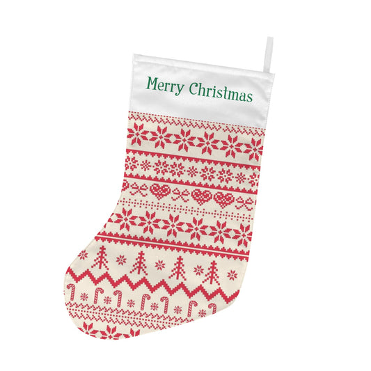 Custom Christmas Stocking — 8.6 × 17.6 in — supplier reference image
