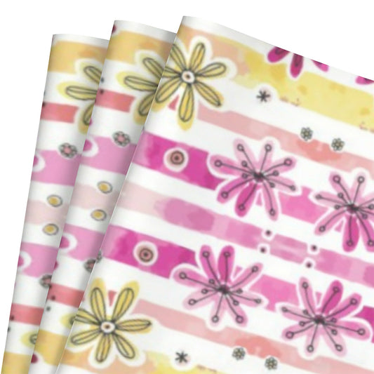 Custom Coated-Paper Gift Wrap — 72 × 22 in (3 Pieces) — supplier reference image