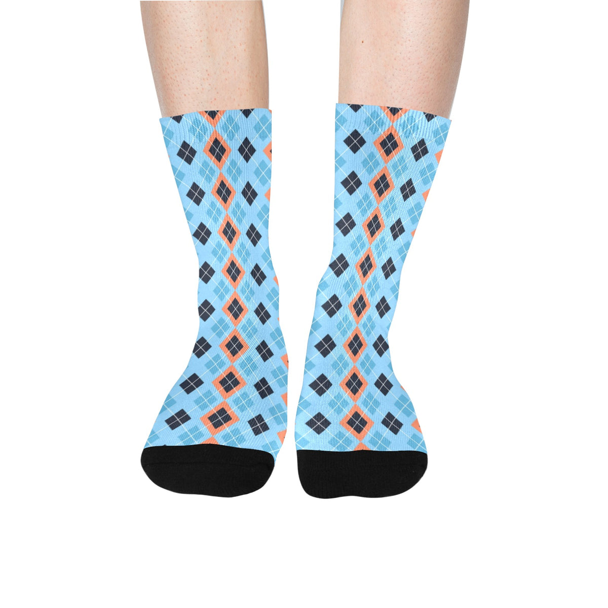 Custom Men's Polyester Socks — supplier reference image