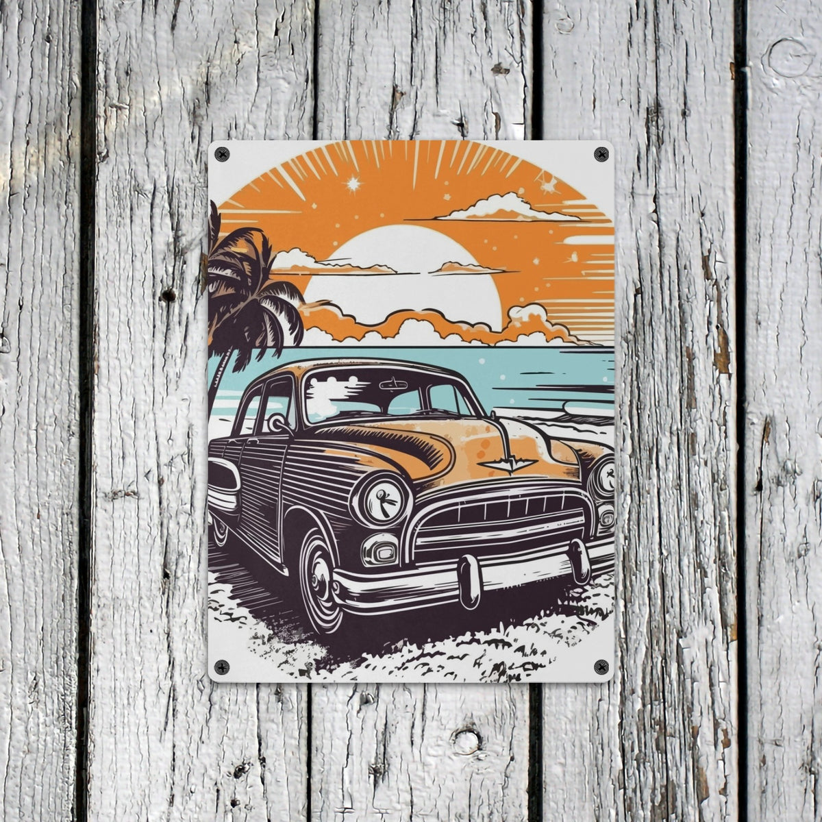 Custom Tin Sign — 12 × 16 in — supplier reference image