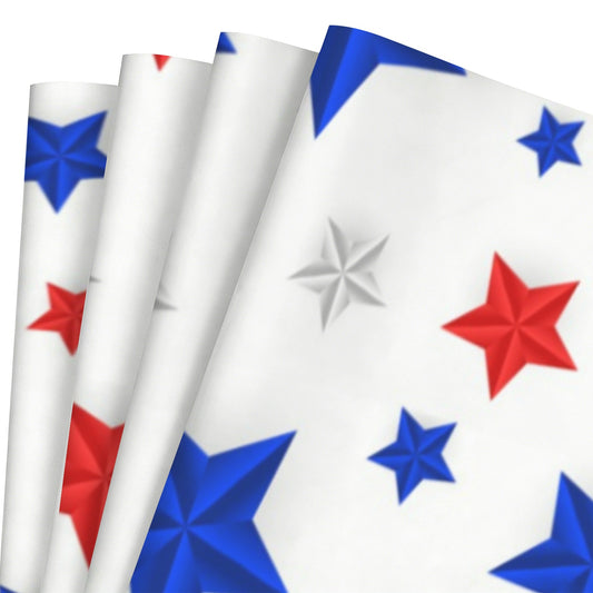 Custom Coated-Paper Gift Wrap — 58 × 22 in (4 Pieces) — supplier reference image