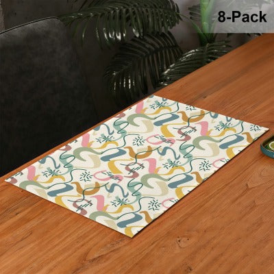 Custom Linen-Look Placemats — Set of Six — supplier reference image