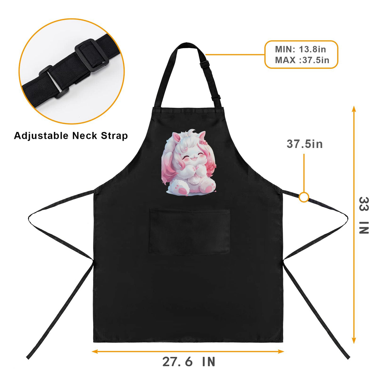 Custom Women's Pocket Apron — supplier reference image