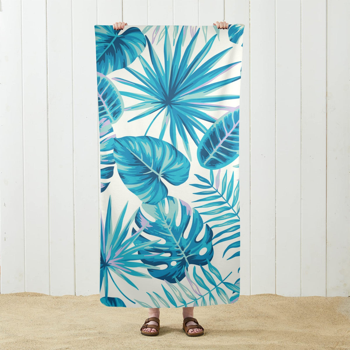 Custom Beach Towel — 29 × 58 in — supplier reference image