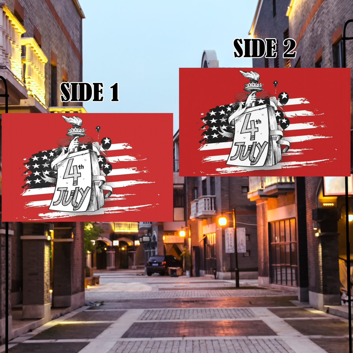Custom Garden Flag — 60 × 36 in (Two Faces) — supplier reference image
