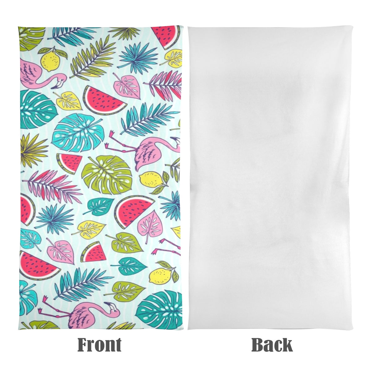 Custom Beach Towel — 31 × 71 in — supplier reference image