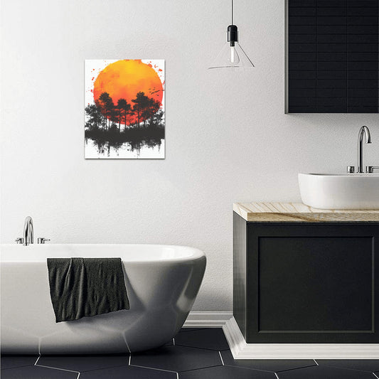 Custom Framed Canvas Print — 8 × 10 in — supplier reference image