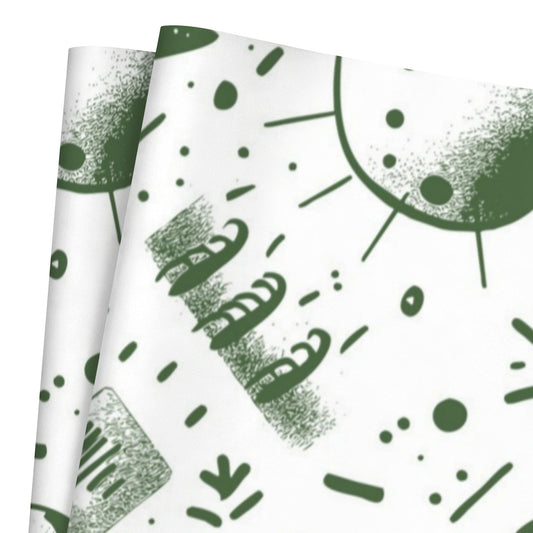 Custom Coated-Paper Gift Wrap — 58 × 22 in (2 Pieces) — supplier reference image