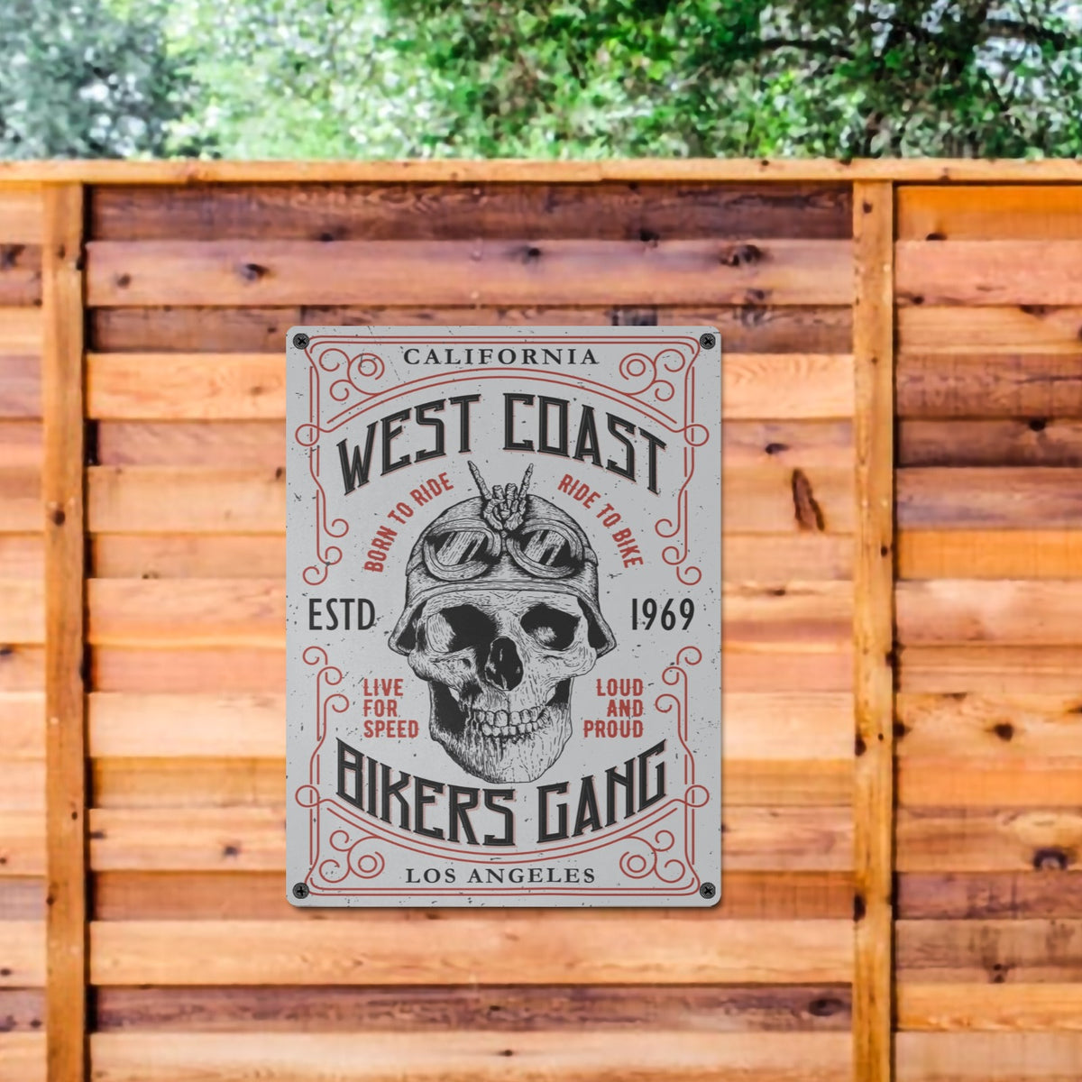 Custom Tin Sign — 12 × 16 in (Set of Two) — supplier reference image