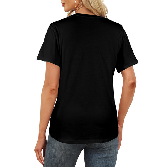 Custom Women's Cotton T-Shirt — Front Print — supplier reference image