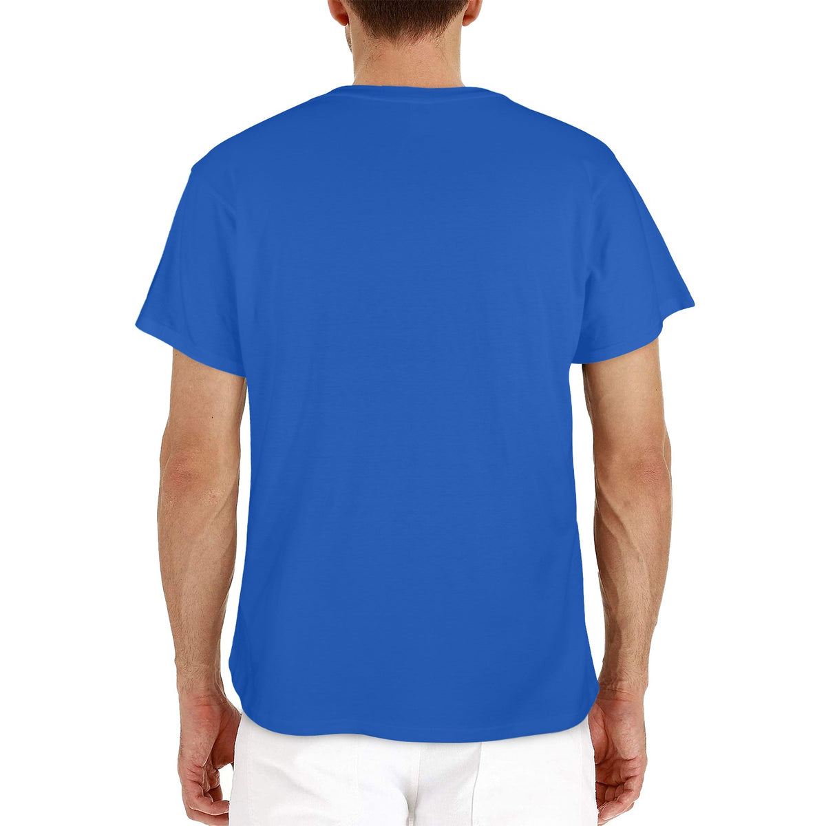 Custom Men's Cotton T-Shirt — Color-Dependent Fabric — supplier reference image