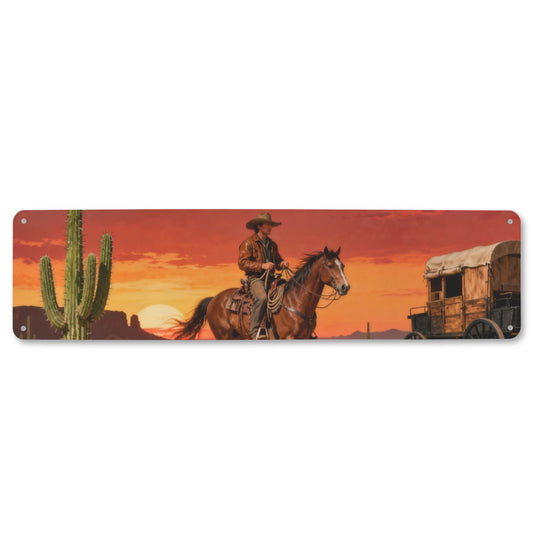 Custom Tin Sign — 15.7 × 4 in — supplier reference image