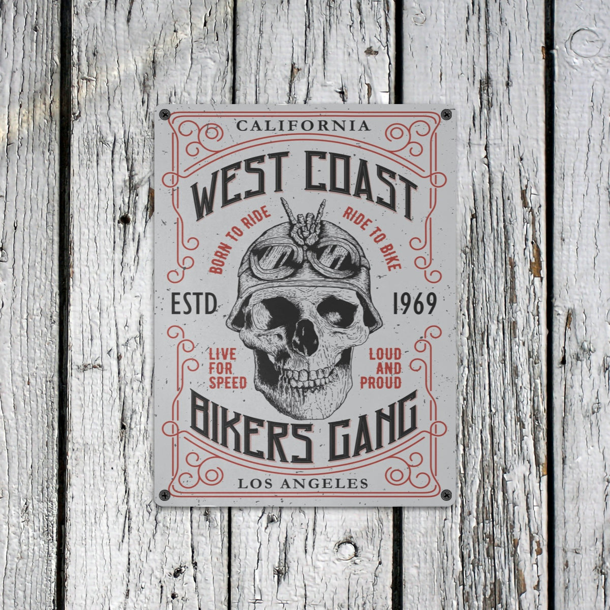Custom Tin Sign — 12 × 16 in (Set of Two) — supplier reference image
