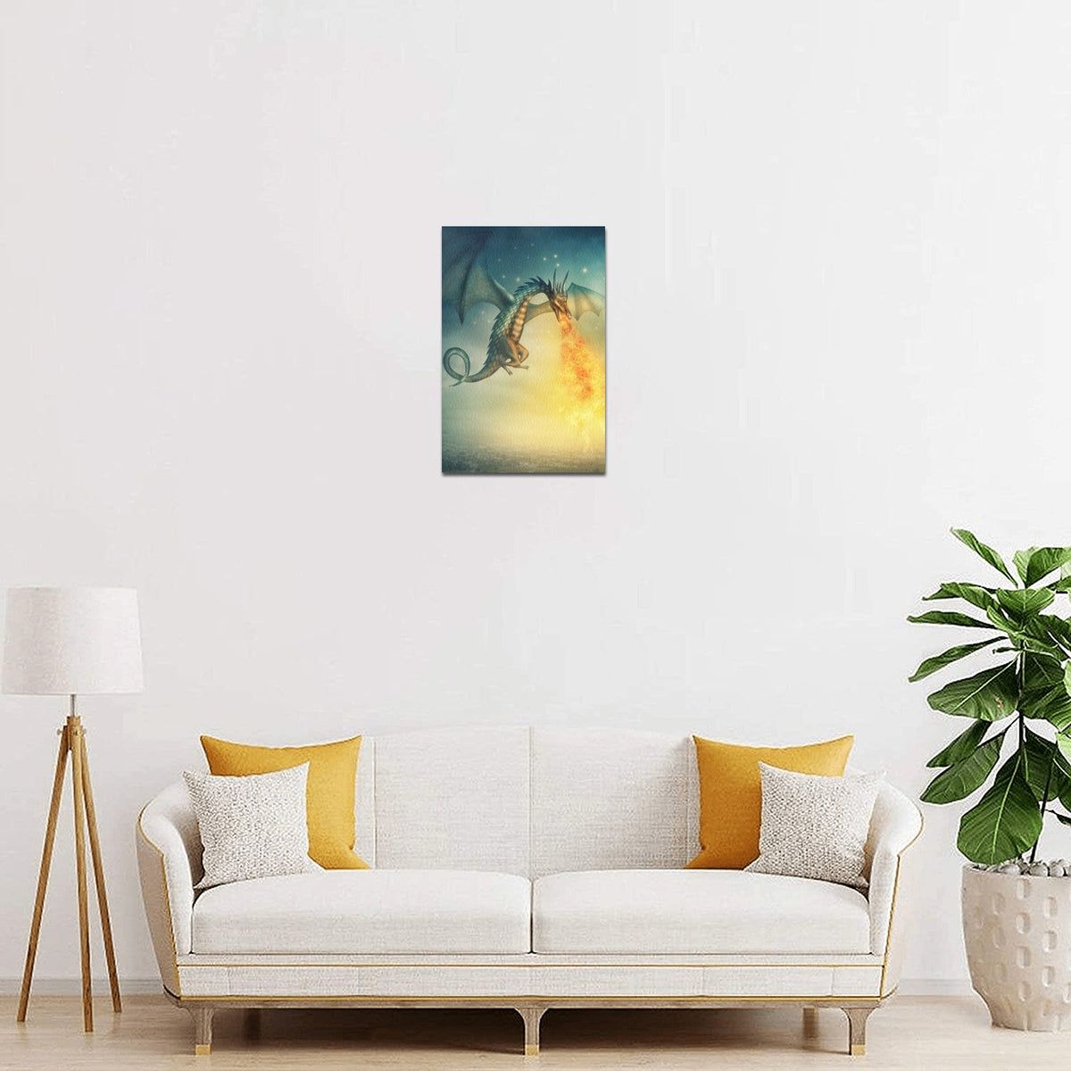 Custom Framed Canvas Print — 8 × 12 in — supplier reference image