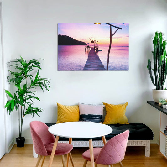 Custom Framed Canvas Print — 18 × 12 in — supplier reference image