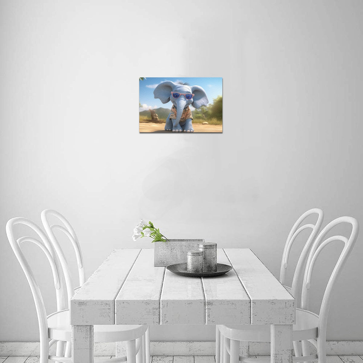 Custom Framed Canvas Print — 12 × 8 in — supplier reference image
