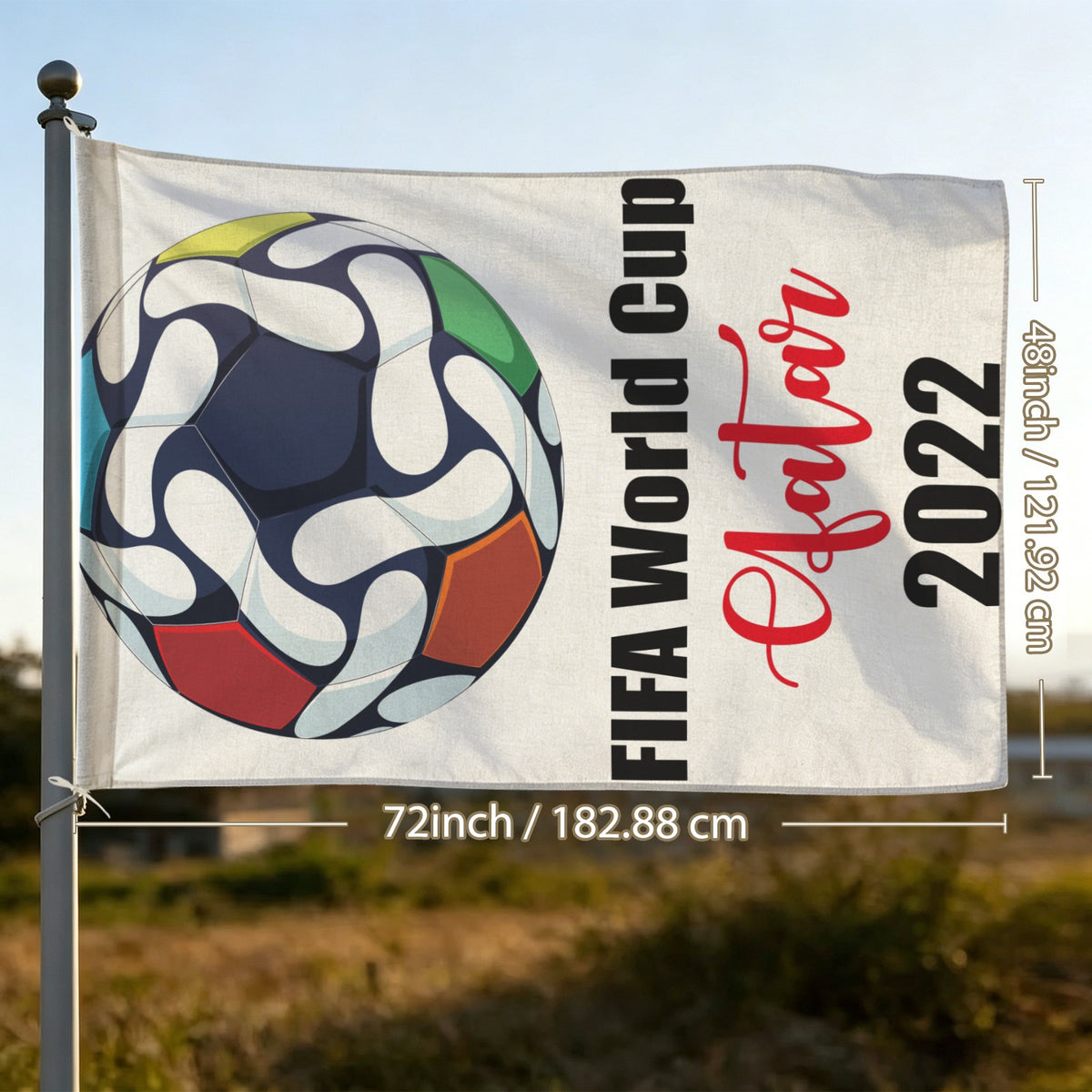 Custom House Flag — 48 × 72 in — supplier reference image