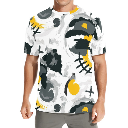 Custom Men's Polyester T-Shirt — All-Over Print — supplier reference image
