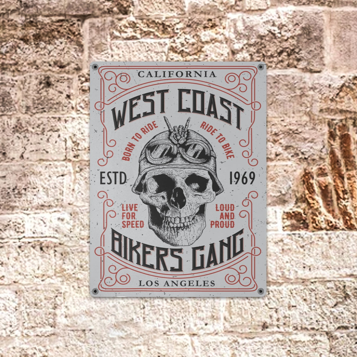 Custom Tin Sign — 12 × 16 in (Set of Two) — supplier reference image