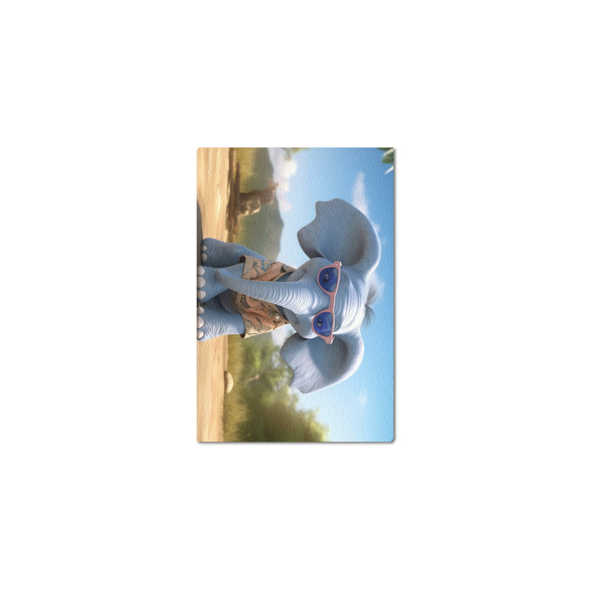 Custom Framed Canvas Print — 12 × 8 in — supplier reference image