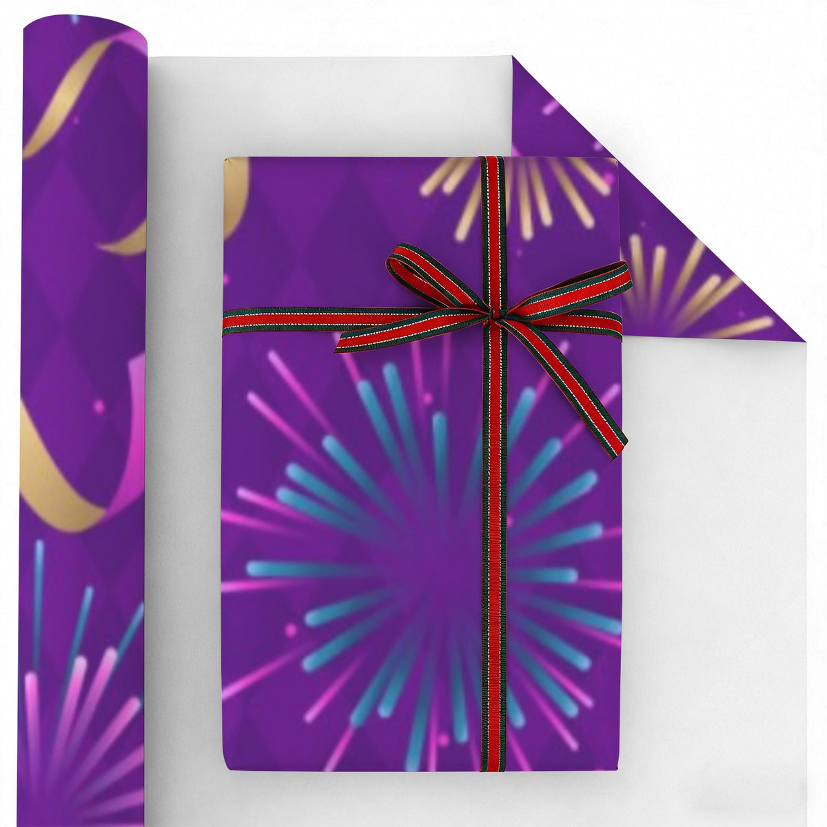 Custom Coated-Paper Gift Wrap — 72 × 22 in (1 Piece) — supplier reference image