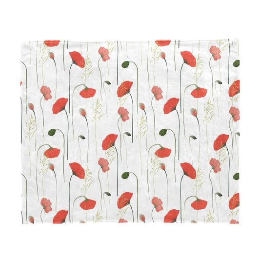 Custom Microfleece Blanket — 60 × 50 in — supplier reference image