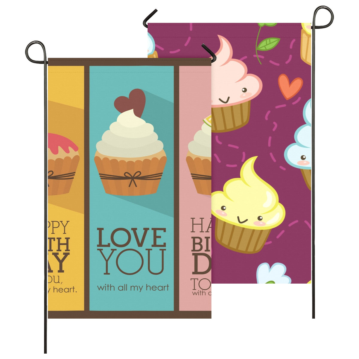 Custom Double-Sided Garden Flag — 36 × 60 in — supplier reference image