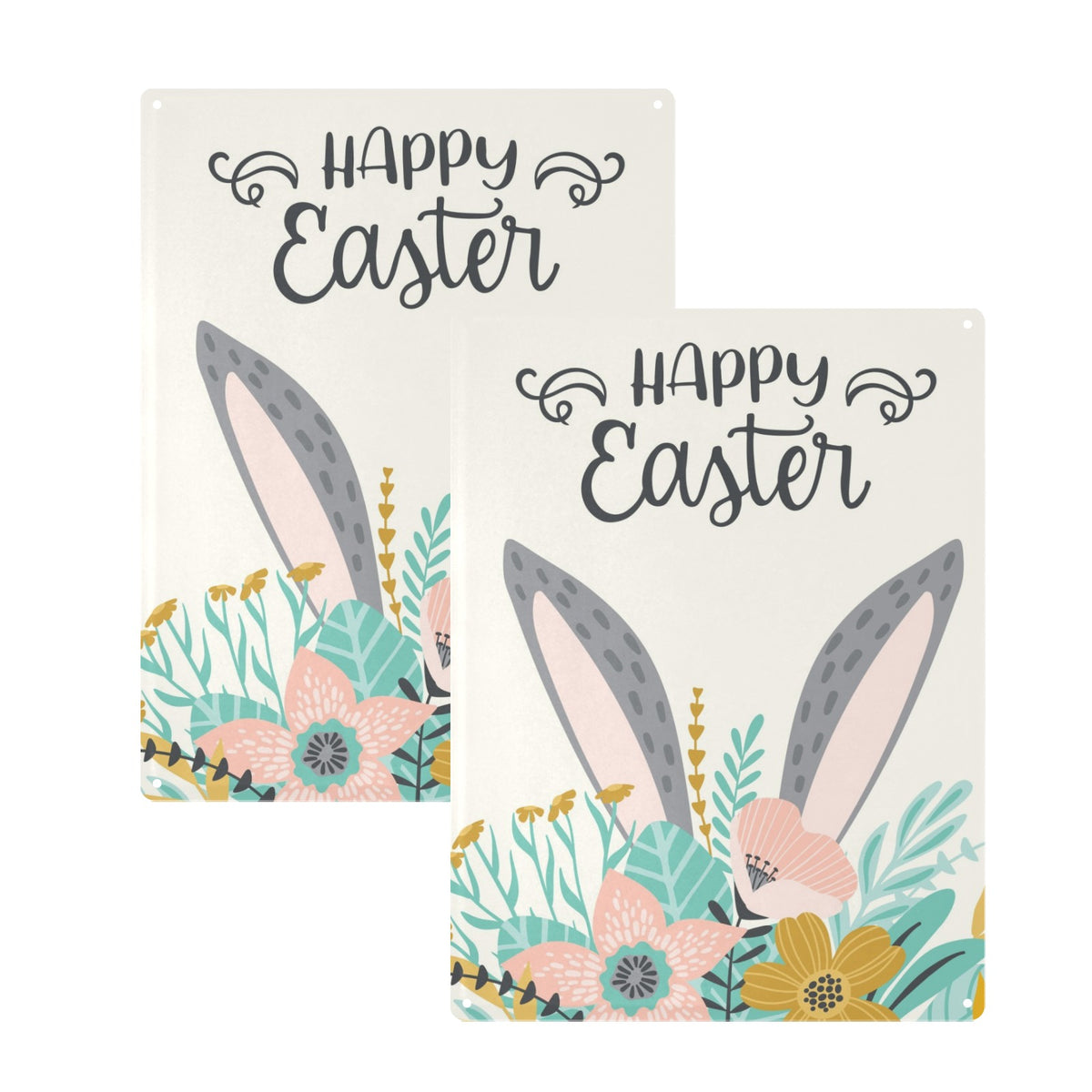 Custom Tin Sign — 12 × 16 in (Set of Two) — supplier reference image