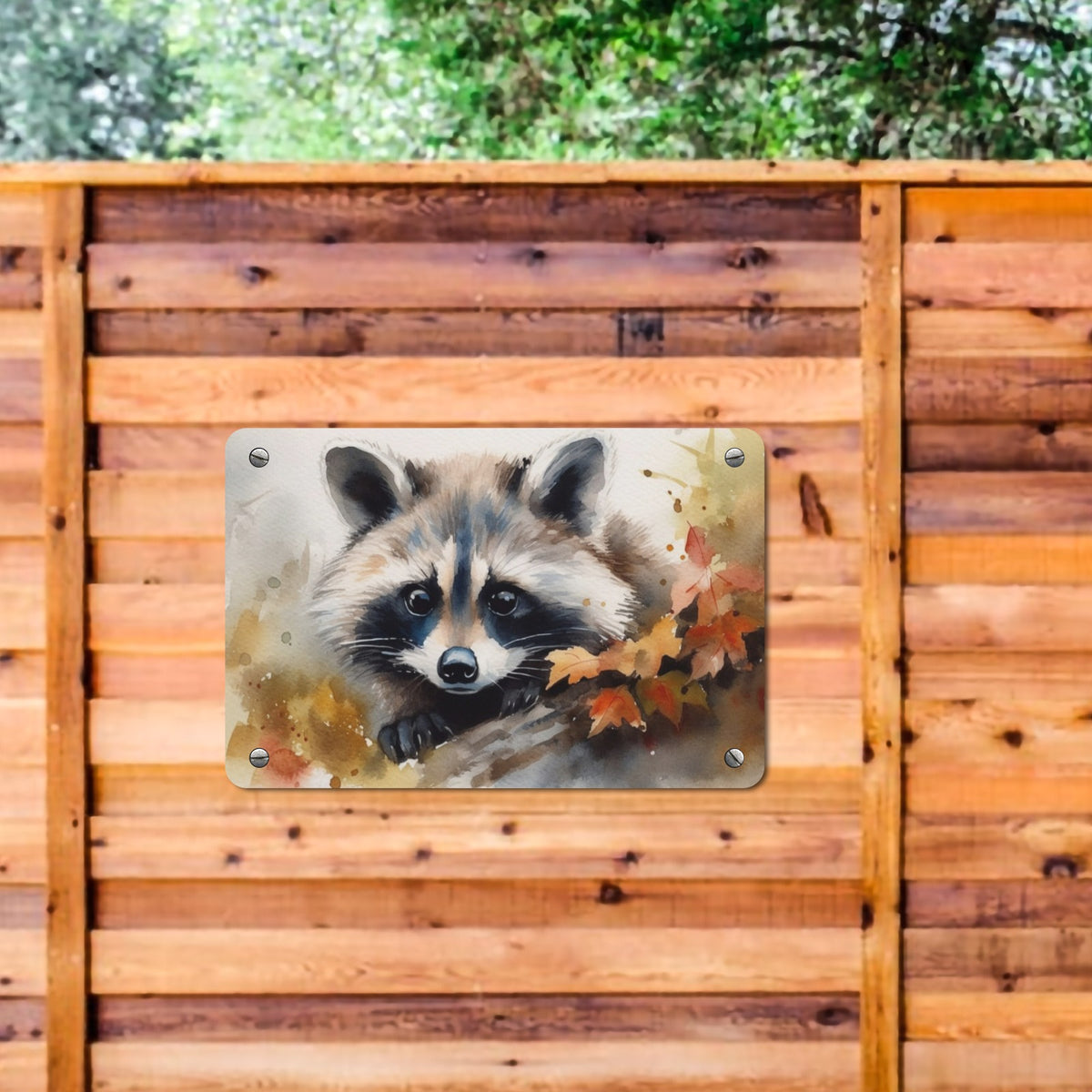 Custom Tin Sign — 12 × 8 in — supplier reference image