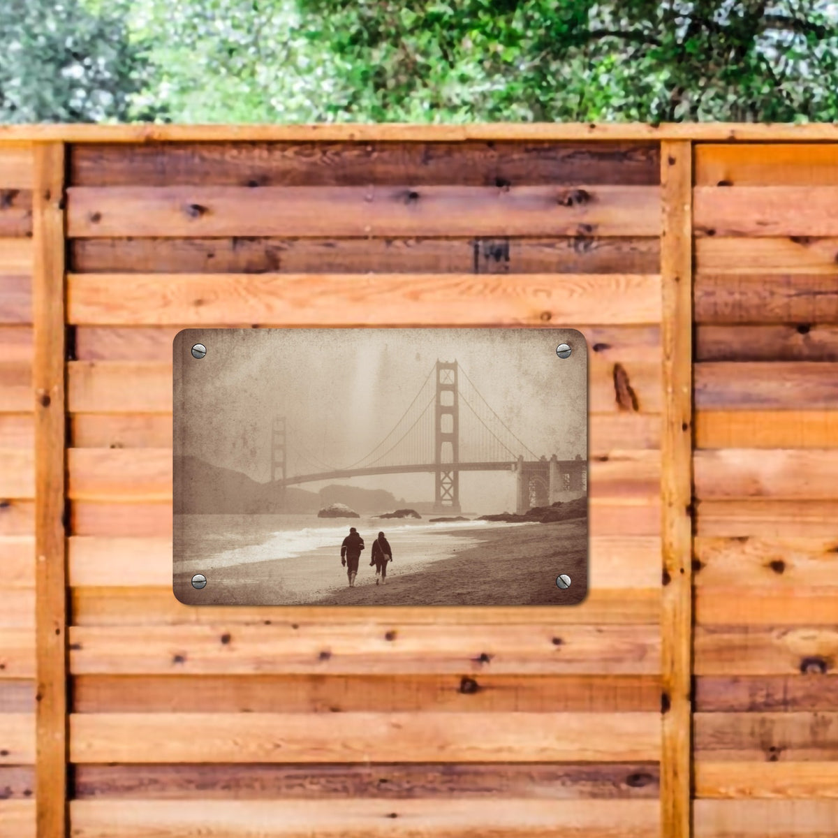 Custom Tin Sign — 12 × 8 in (Set of Two) — supplier reference image